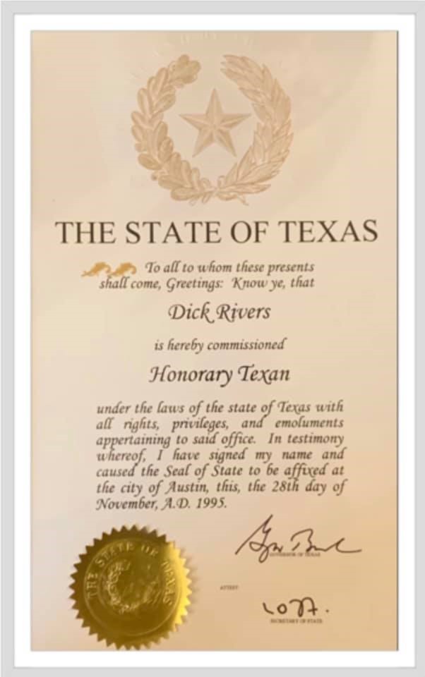 Citoyen d'honneur du Texas
